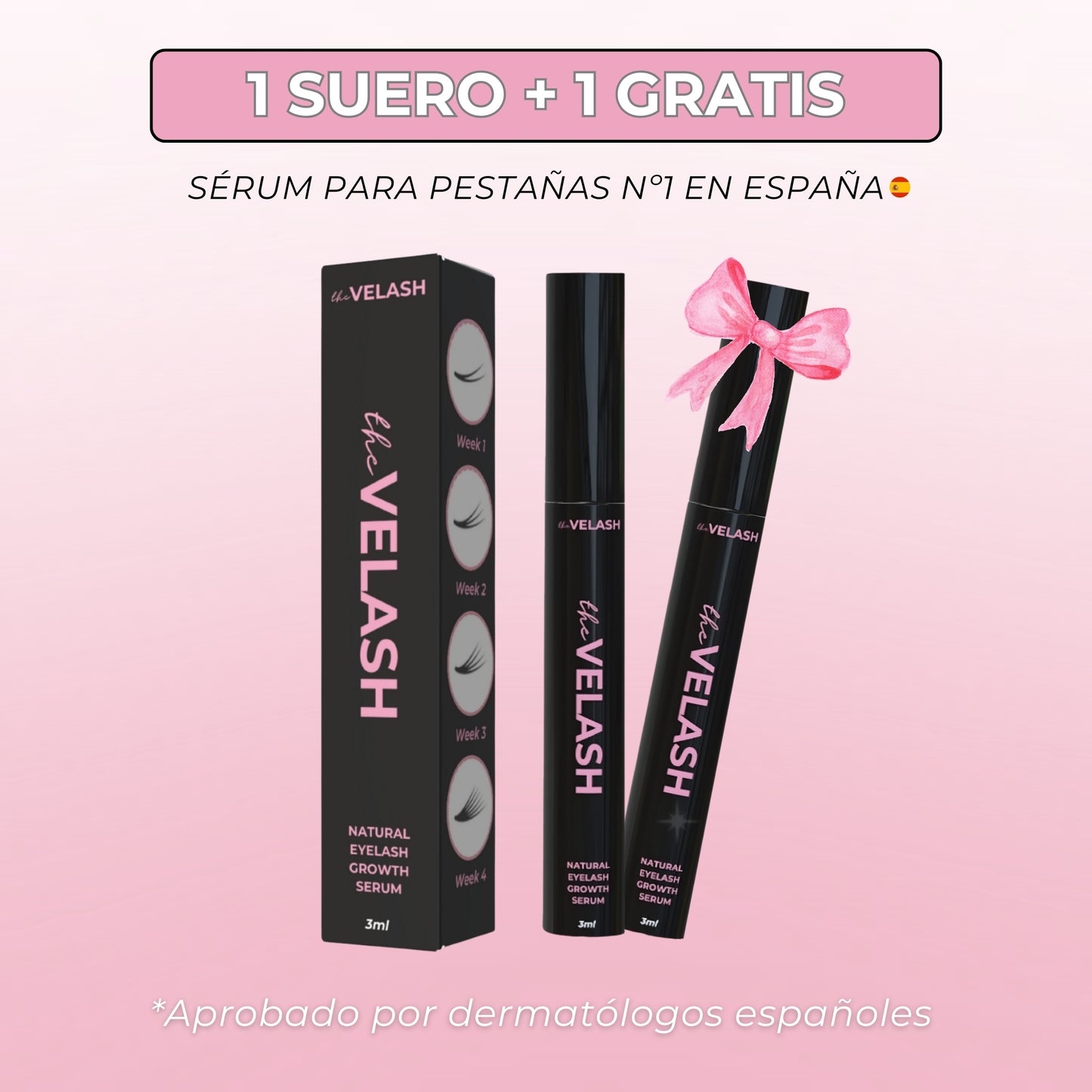 theVELASH Serum Crece Pestañas
