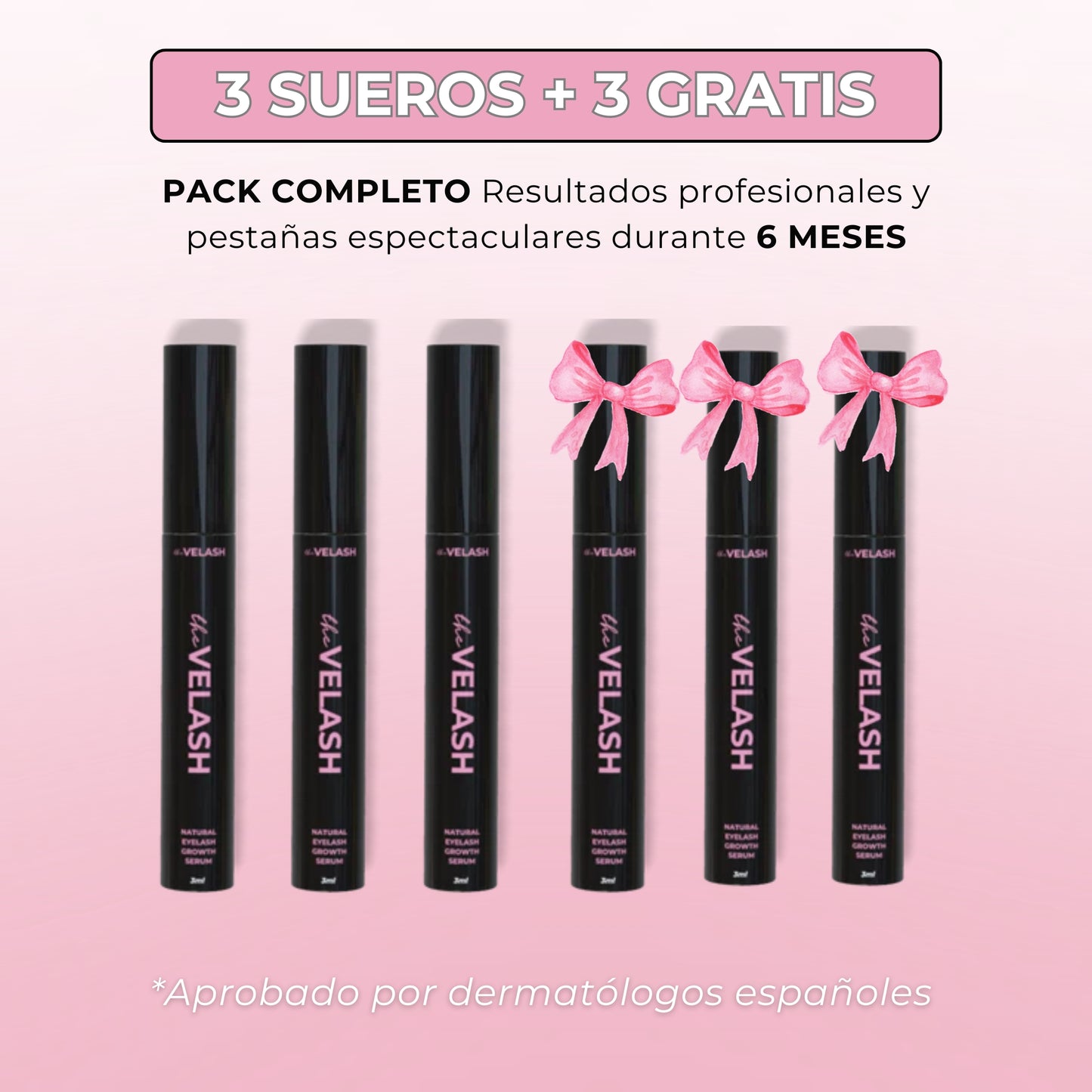 theVELASH Serum Crece Pestañas